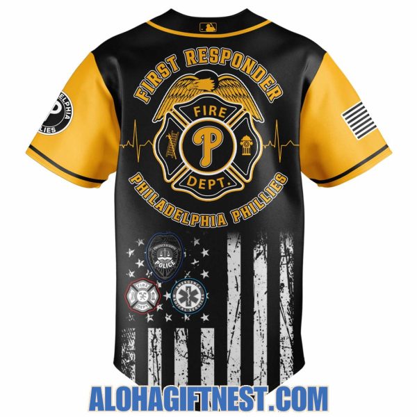 Philadelphia Phillies First Responder Night 2025 Baseball Jersey