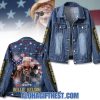 No Shoes No Shirt Vegas Problem Kenny Chesney Denim Jacket