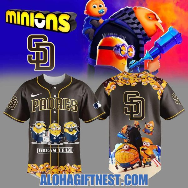 San Diego Padres 2025 Minions x Dream Team Limited Edition Baseball Jersey
