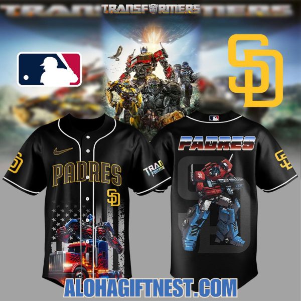 San Diego Padres 2025 Transformers x Optimus Prime Limited Edition Baseball Jersey
