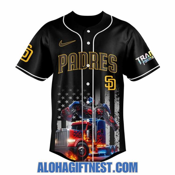 San Diego Padres 2025 Transformers x Optimus Prime Limited Edition Baseball Jersey