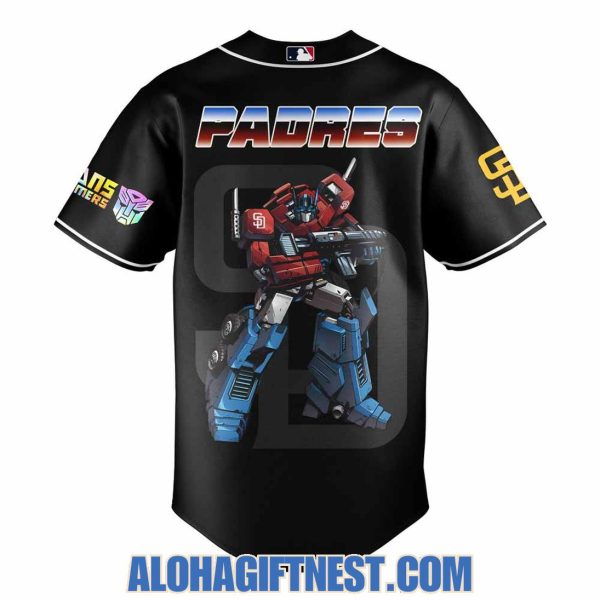 San Diego Padres 2025 Transformers x Optimus Prime Limited Edition Baseball Jersey