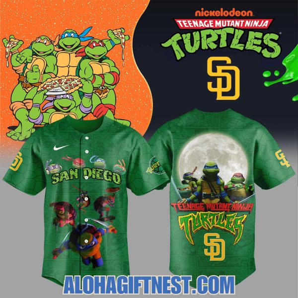 San Diego Padres Teenage Mutant Ninja Turtles 2025 Limited Edition Baseball Jersey