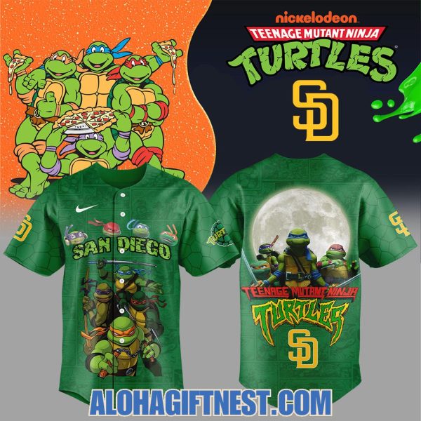 San Diego Padres Teenage Mutant Ninja Turtles 2025 Special Edition Baseball Jersey