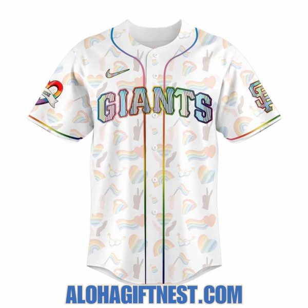 San Francisco Giants 2025 LGBTQ Pride Night Baseball Jersey