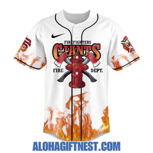 San Francisco Giants Firefighter First Responders 2025 Limited Edition Baseball Jersey