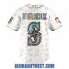 Seattle Mariners 2025 LGBTQ Pride Night Baseball Jersey
