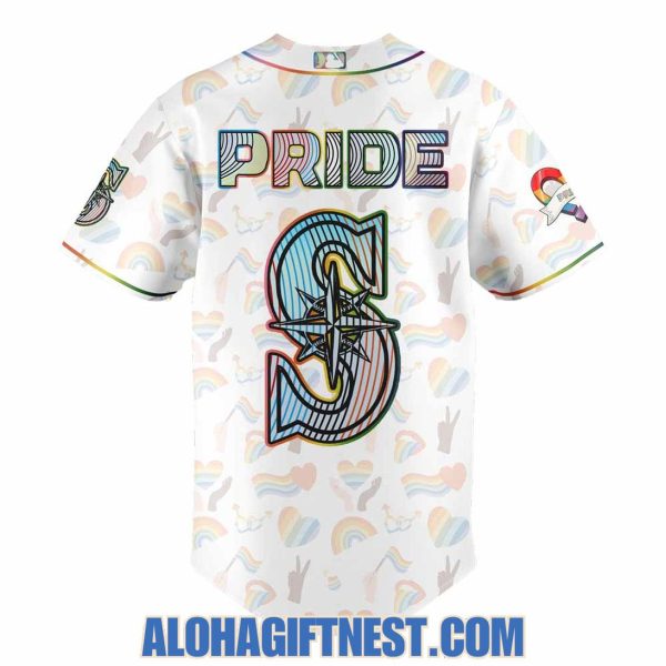 Seattle Mariners 2025 LGBTQ Pride Night Baseball Jersey