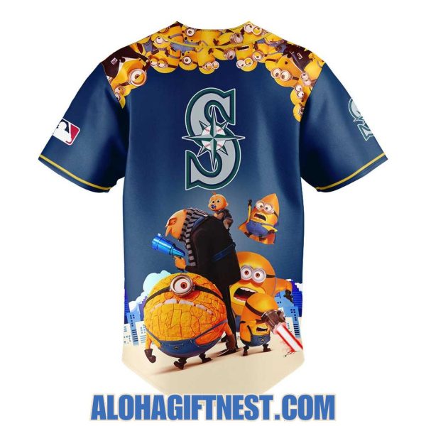 Seattle Mariners 2025 Minions x Dream Team Limited Edition Baseball Jersey