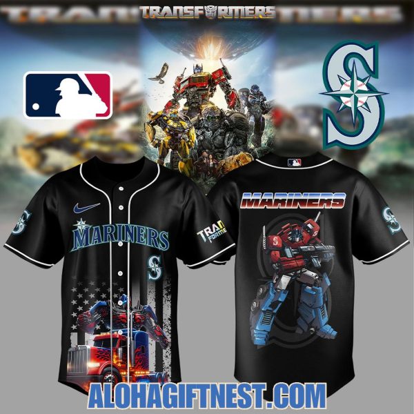 Seattle Mariners 2025 Transformers x Optimus Prime Limited Edition Baseball Jersey