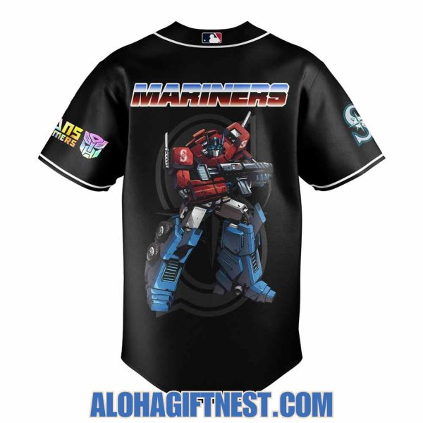 Seattle Mariners 2025 Transformers x Optimus Prime Limited Edition Baseball Jersey