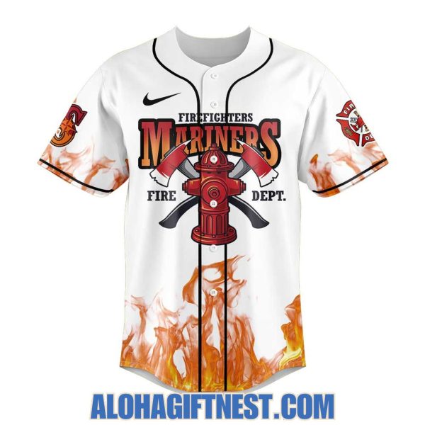 Seattle Mariners Firefighter First Responders 2025 Limited Edition Baseball Jersey