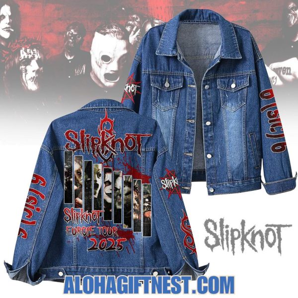 Slipknot Europe Tour 2025 Denim Jacket