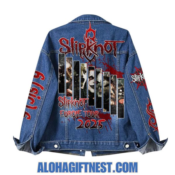 Slipknot Europe Tour 2025 Denim Jacket