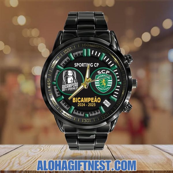 Sporting CP Bicampeao 2024-2025 Limited Edition Stainless Steel Watch