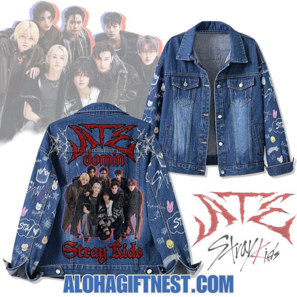 Stray Kids Dominate World Tour Limited Edition Denim Jacket