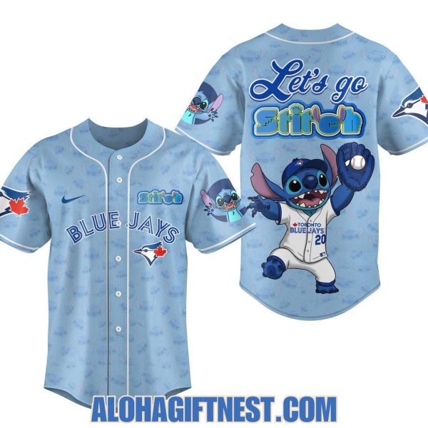 Toronto Blue Jays Let’s Go Stitch 2025 Limited Edition Baseball Jersey