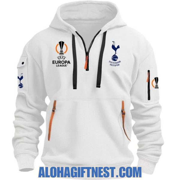 Tottenham Hotspur UEFA Europa League 2025 Quarter Zip Hoodie