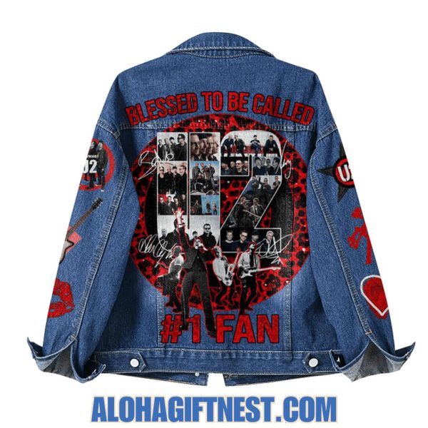U2 Blessed To Be Called #1 Fan Limited Edition Denim Jacket