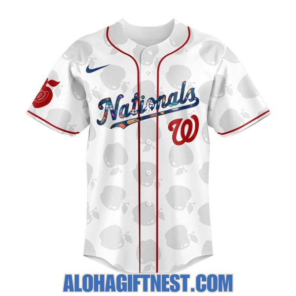 Washington Nationals 2025 Teacher Appreciation Night, “Teach Love Inspire” Baseball Jersey