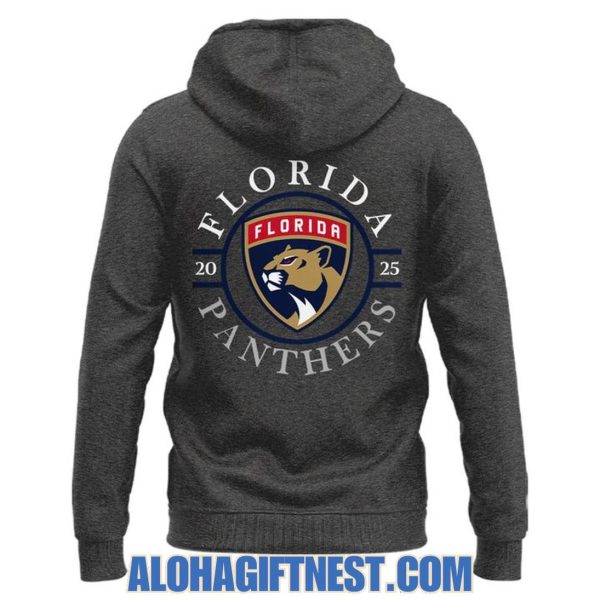 Florida Panthers Eastern Conference 2025 Champions Hoodie – Grey