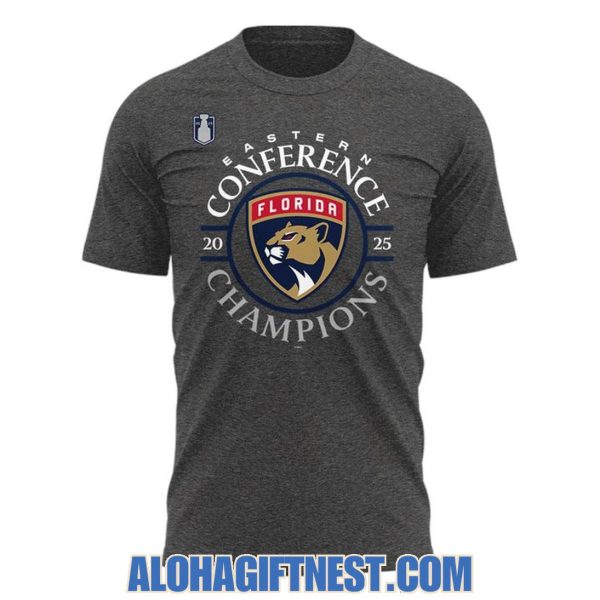 Florida Panthers Eastern Conference 2025 Champions Hoodie – Grey