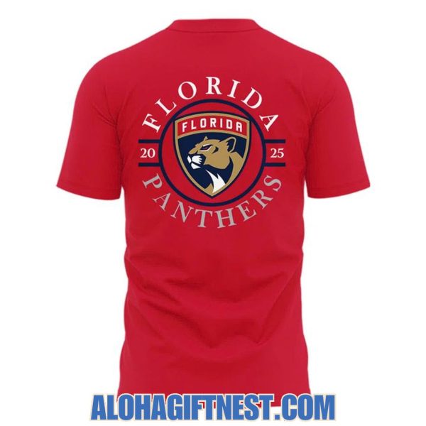 Florida Panthers Eastern Conference 2025 Champions Hoodie – Red