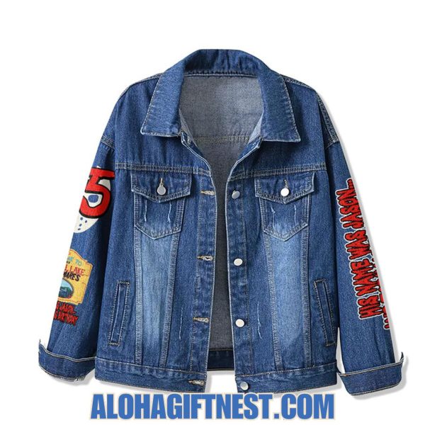 Friday The 13th 45 Years Anniversary Crystal Lake Nightmares 2025 Denim Jacket