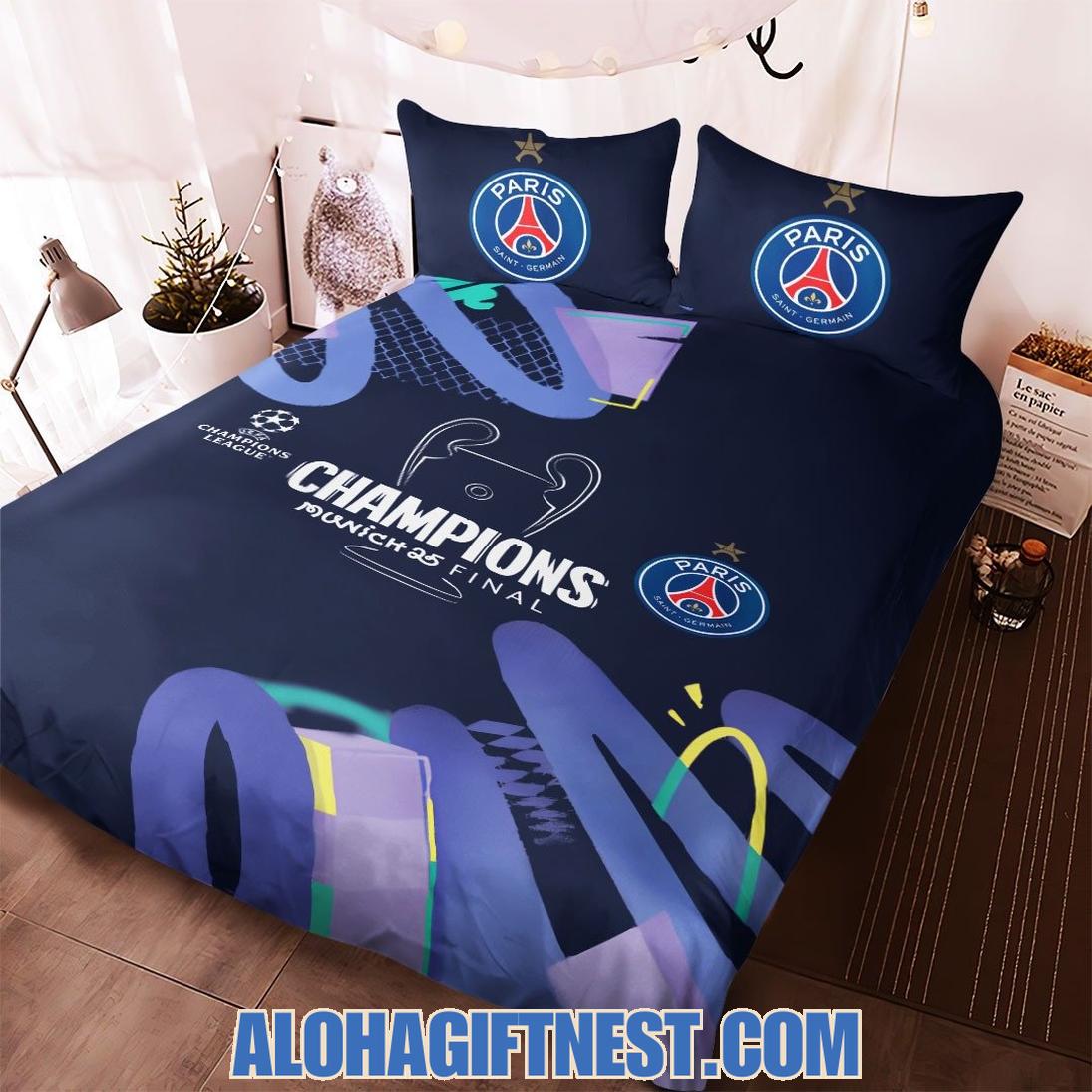Paris Saint-Germain F.C Champions Munich 25 Final Bedding Set Paris Saint-Germain F.C Champions Munich 25 Final Bedding Set